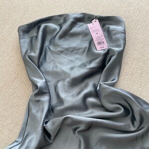 Slip strapless dress